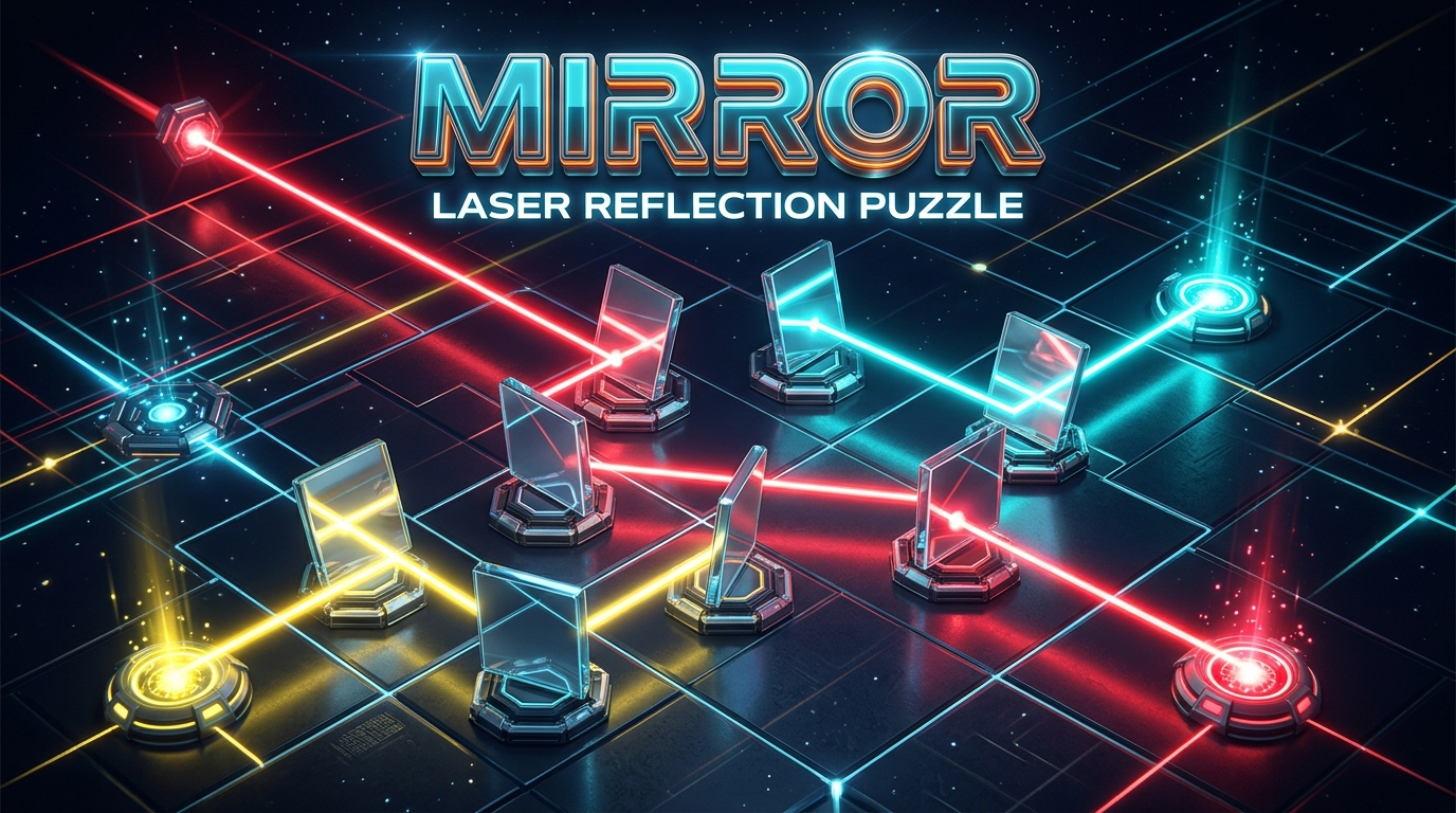 MIRROR — Laser Reflection Puzzle browser game